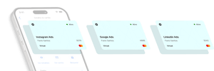 BR - cartões de crédito virtuais para anúncios
