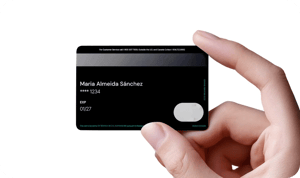 Tarjeta Clara Black